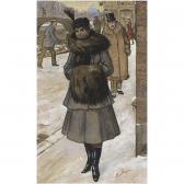 Van MEEGEREN Han 1889-1947,street scene in winter,Sotheby's GB 2004-09-27