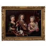 van MEYTENS Martin 1695-1770,Ritratto di tre fanciulli di nobile famiglia,Della Rocca IT 2018-06-14