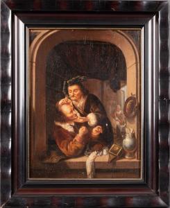 van MIERIS Frans I 1635-1681,Der Besuch beim Bader,DAWO Auktionen DE 2022-03-11