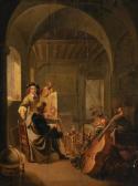 van MIERIS Frans I 1635-1681,The Painter's Studio,William Doyle US 2021-11-09