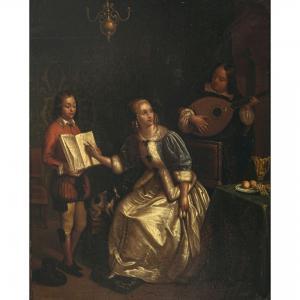 Van MIERIS Willem 1662-1747,Musizierende Gesellschaft,Neumeister DE 2023-12-06
