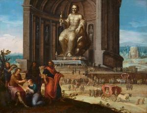 Van NIEULANDT Willem II 1584-1635,Der Tempel des Zeus in Olympia,Lempertz DE 2023-11-18