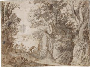 Van NIEULANDT Willem II 1584-1635,Woodland scene with highwaymen,1610,Sotheby's GB 2024-01-31