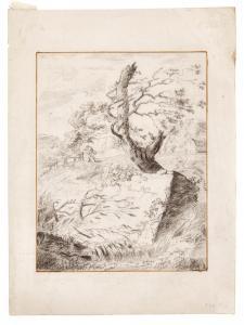 van NIJMEGEN Gerard 1735-1808,landscape with shepherd in a storm,1790,Sotheby's GB 2023-01-25