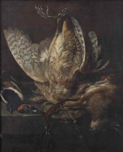 van NOORT Pieter 1602-1662,A hunting still life with a heron,Christie's GB 2015-11-17