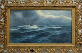 Van Nussen J,Stormy seas in the moonlight, one with a lighthous,Tring Market Auctions GB 2018-03-09