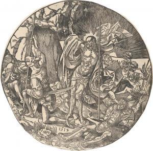 van OOSTSANEN Jacob Cornelisz. 1470-1533,Die Auferstehung Christi,1514,Galerie Bassenge 2022-06-01