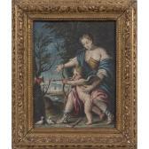 van ORLEY Richard 1663-1732,DIANE ET CUPIDON DANS UN PAYSAGE,17th century,Tajan FR 2016-10-17
