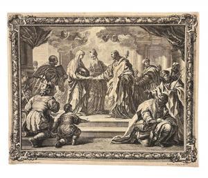 van ORLEY Richard 1663-1732,Lo sposalizio di Maria e Giuseppe,1710,Dams Casa d'Aste IT 2024-02-15