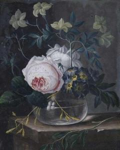 van OS Maria Margrita 1780-1862,Twostill lifes with flowers.,Nagel DE 2011-06-08