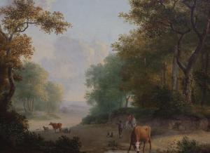 van OS Pieter Gerardus 1776-1839,Figures and cattle in a woodland glade,Gorringes GB 2021-12-07