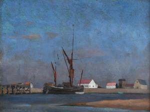 van OSS Tom 1901-1941,A barge on the River Blythe,1932,Woolley & Wallis GB 2022-12-14