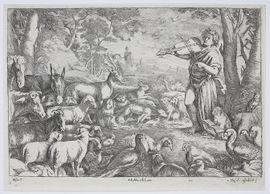 van OSSENBECK Jan 1624-1674,Orphée jouant devant les animaux,De Maigret FR 2021-12-03