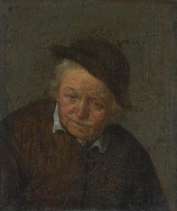 VAN OSTADE ADRIAEN 1610-1685,PORTRAIT OF AN OLD MAN, BUST LENGTH,Sotheby's GB 2018-02-01