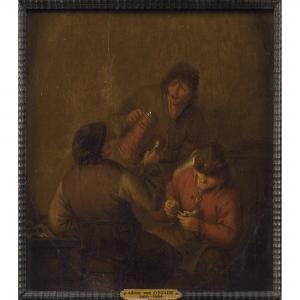 VAN OSTADE ADRIAEN 1610-1685,SCÈNE DE TAVERNE,Sotheby's GB 2011-06-23
