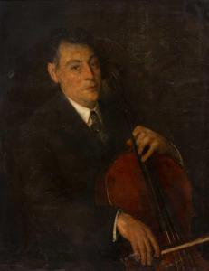 van PUYENBROECK Gregoor 1906-1982,The Cellist,1931,Mallams GB 2023-07-17