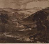 van RAALTE Henri Benedictus 1881-1929,The Creek In Flood c,1927,Leonard Joel AU 2016-02-25