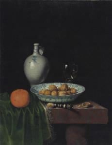van RAVESTEYN Hubert,Walnuts in a wan-li porcelain bowl, an orange, a s,Christie's 2017-10-31