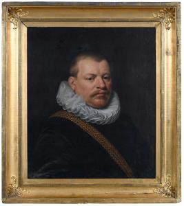 Van RAVESTEYN Jan Anthonisz 1570-1657,Portrait of a Gentleman, by family tradit,1624,Brunk Auctions 2023-11-17