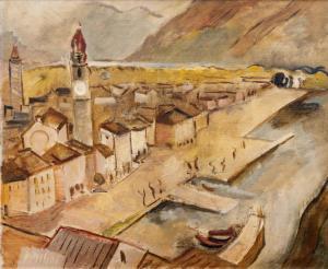 van REES Otto 1884-1957,A view on Ascona,Venduehuis NL 2023-11-16