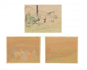 van REES Otto,Oogst (Harvest); Boeren op het land (Farmers Worki,1905,Christie's 2023-10-10