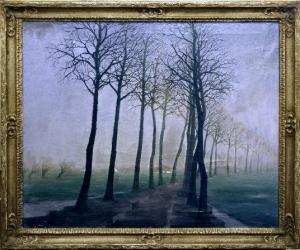 van REGENMORTER Aloïs 1895-1961,[Chemin dans la Brume],Galerie Moderne BE 2008-04-22
