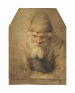 van RENESSE Constantin 1626-1680,Head and shoulders of a bearded old man,Christie's GB 2014-12-02