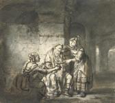 van RENESSE Constantin 1626-1680,Lot and his Daughters (Genesis 19:33),Christie's GB 2008-01-24