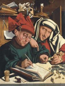 van REYMERSWAEL Marinus 1493-1567,Two tax gatherers,Christie's GB 2004-12-10