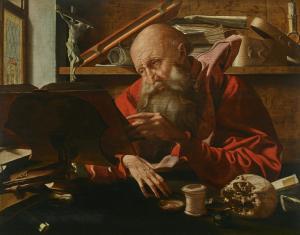 VAN REYMERSWALE Marinus 1490-1546,Saint Jerome in his Study,Christie's GB 2023-01-25
