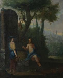 van REYSCHOOT Pieter Johannes 1702-1772,Christus met de Samaritaanse vrouw,Bernaerts BE 2011-12-05