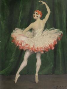 VAN RIET Will 1882-1927,Danseuse,Campo & Campo BE 2023-10-24