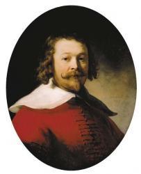VAN RIJN Rembrandt Harmenszoon 1606-1669,Portrait of a bearded man, bust-length, in a re,Christie's 2001-01-26