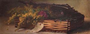 VAN RIJSWIJCK Edward 1871-1931,Stilleven met bloemen in een mand,Bernaerts BE 2014-12-02