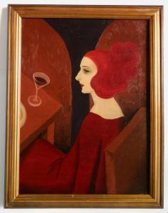 VAN ROSEN Robert 1904-1966,Red Wine,1935,Rachel Davis US 2020-03-21