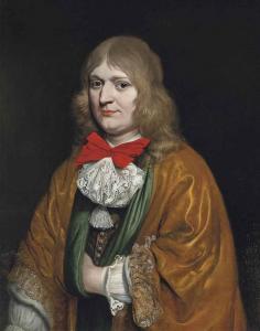 van ROSSUM Jan,Portrait of a gentleman, half-length, in an embroi,1669,Christie's 2015-10-29