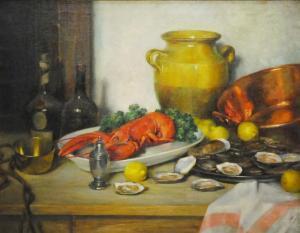 van roy,nature morte au homard,Rops BE 2010-01-24