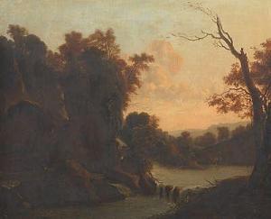 van RUISDAEL Jacob Isaaksz 1628-1682,Landscape with a river,Aspire Auction US 2015-09-03