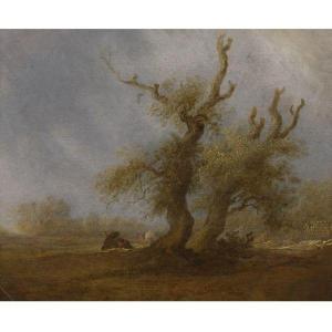 Van RUYSDAEL Salomon 1602-1670,WOODED LANDSCAPE WITH A SHEPHERD,Sotheby's GB 2011-06-10