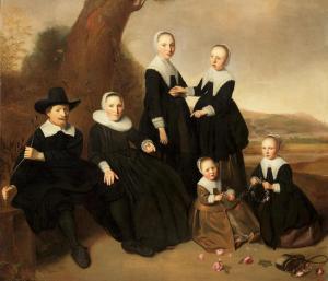 van SANTVOORT Dirck Bontepaert,A group portrait of a gentleman and his wife,Bonhams 2019-04-10