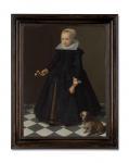 van SANTVOORT Dirck Bontepaert 1610-1680,Portrait of a girl,Christie's GB 2020-12-17