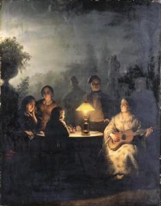 van SCHENDEL Petrus 1806-1870,The Evening Serenade
oil on panel,Christie's GB 2000-05-01