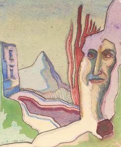 VAN SCHNELL Gabriel 1908-1946,Figure in a mountainous landscape,1946,Woolley & Wallis GB 2021-12-07