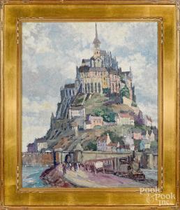 van SCIVER Pearl Aiman 1896-1966,Mont Saint Michel,Pook & Pook US 2019-01-12
