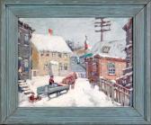 van SCIVER Pearl Aiman 1896-1966,winter landscape,Pook & Pook US 2008-11-21