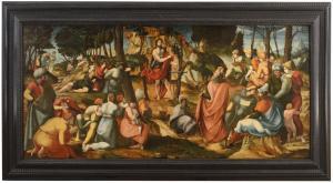 Van SCOREL Jan 1495-1562,La predica del Battista,Meeting Art IT 2023-11-11
