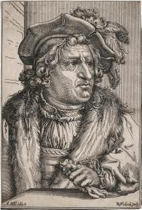 van SICHEM Christoffel I 1546-1624,Phantasiebildnis eines Mannes mit Federbarett u,Galerie Bassenge 2023-06-07