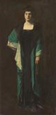 Van SLOUN Frank J. 1878-1938,Portrait of Mrs. Earl Cummings,Bonhams GB 2008-11-24