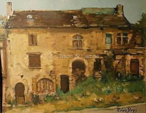 van SLUYS Remi 1907-1993,Zicht op een Franse hoeve,Campo & Campo BE 2016-05-31