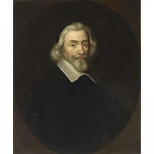 van SOMER Jan 1645-1699,portrait of a clergyman, aged 75, bust length in a,Sotheby's GB 2004-09-27